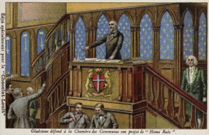 Gladstone difende la sua politica per l