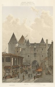 Grand Châtelet, vista presa da Rue St Denis, 1800 da French School