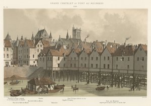 Grand Châtelet e Pont au Meuniers, 1580 da French School