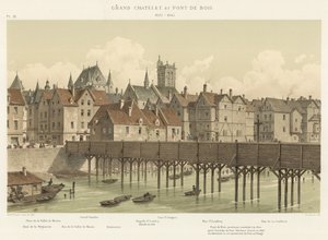 Grand Châtelet e Pont de Bois, 1621-1645 da French School