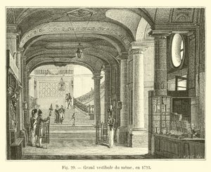 Grande vestibolo dello stesso, nel 1723 da French School