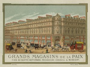 Grands Magasins de la Paix, Parigi da French School