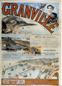 Granville - Poster pubblicitario della Western Railway, fine XIX secolo