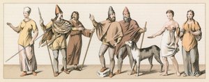 Costume della Gran Bretagna da French School