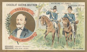 Gustave Nadaud (1820-1893), goguettier, poeta e cantautore francese, autore di 