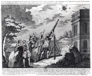 La cometa di Halley osservata nel 1759 da Cassini III (1714-84) da French School