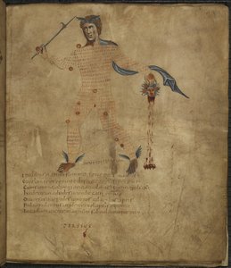 Illustrazione di Perseo, un eroe della mitologia greca, con la testa di Medusa, dal 