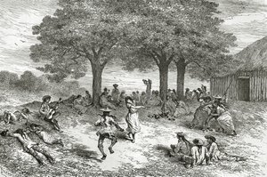 Raccolta di coca, Perù, illustrazione da Le Tour du Monde, 1877 da French School