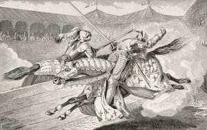 Enrico II (1519-59) è ferito mortalmente durante una giostra durante le celebrazioni del matrimonio di sua figlia, da 