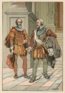 Enrico IV e Sully da French School