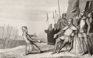 Enrico I (1008-60) perdona suo fratello Roberto il Vecchio, da 