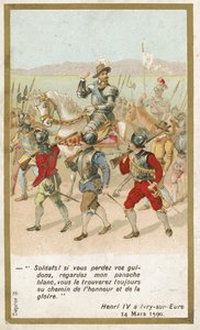 Enrico IV, Re di Francia, Ivry-sur-Eure, 14 marzo 1590 da French School