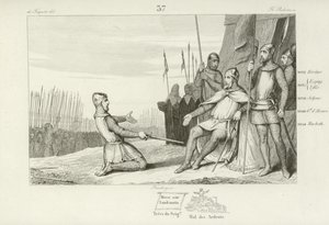 Enrico I di Francia perdona suo fratello, Roberto il Vecchio, 1031