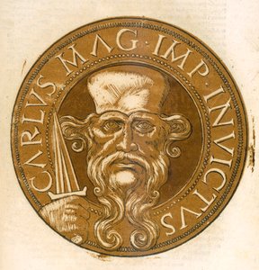 Imperatore del Sacro Romano Impero Carlo Magno da French School