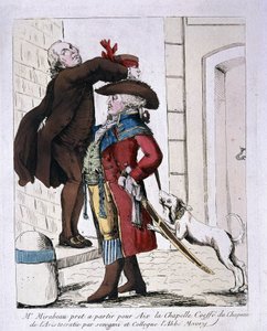 Honoré Gabriel Riqueti, Conte di Mirabeau (1749-1791) con il cappello dell
