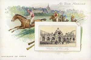 Corse di cavalli vicino a Parigi, Château de Chantilly