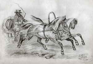 Carro a cavallo da French School
