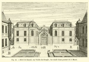 Hotel de Bizeuil, rue Vieille-du-Temple da French School