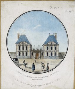 Hotel de Boisgelin, ex di Sully - incisione