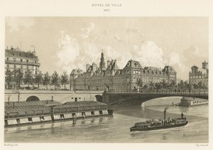 Hôtel de Ville, 1867 da French School