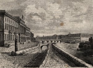 Hotel de la Monnaie - Incisione in "Physical, civil and moral history of Paris: from the earliest historical times to the present day" di Jacques Antoine Dulaure da French School