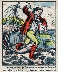 Illustrazione per il libro di Daniel Defoe 