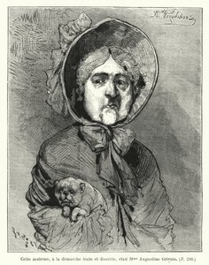 Illustrazione per Le Juif Errant (incisione) da French School