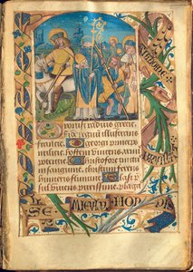 Illustrazione da "Libro delle Ore, Uso di Roma", c.1480 da French School