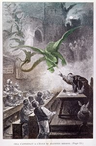 Illustrazione da Il castello dei Carpazi di Jules Verne (1828-1905) 1892 da French School