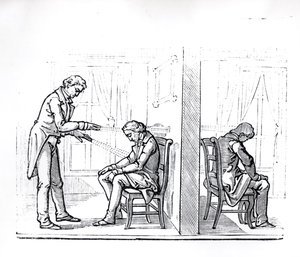 Illustrazione dal lavoro di du Potet sull