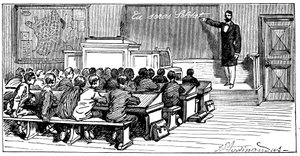 Illustrazione del libro di Emile Lavisse "Tu seras soldat", Armand Colin, 1899 da French School