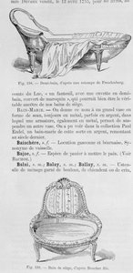 Illustrazioni di un demi-bain e di un bain de siege, 18° secolo da French School