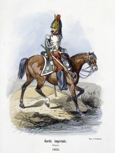 Guardia Imperiale: Dragone nel 1856 - in “Histoire de l
