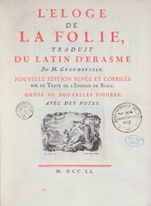 Elogio della follia, 1751 da French School