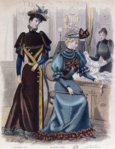 Nel negozio di lingerie, 1892 da French School