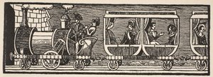 Inaugurazione della ferrovia tra Parigi e Orleans, 3 maggio 1843, copia di Boris Mestchersky, illustrazione da Histoire de la Nation Francaise, Sciences, Volumi I & II, di Gabriel Hanotaux da French School