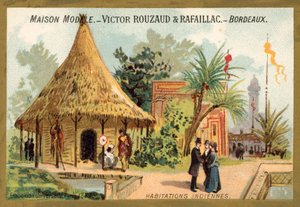 Abitazioni indiane, Esposizione Universale, Parigi da French School