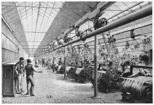 Tessitura industriale a Bagatelle, 1884