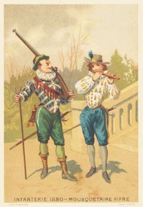 Fanteria, Moschettiere e Pifferaio nel 1580 da French School