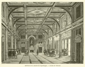 Interno della Borsa di Copenaghen da French School