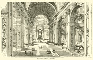 Interno di San Pietro da French School