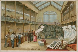 Interno di una tipografia