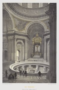 Interno della cupola e tomba di Napoleone I, Les Invalides, Parigi
