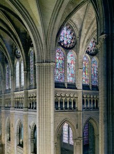 Interno del transetto, consacrato 1216 da French School