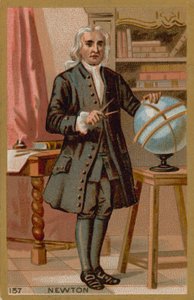 Isaac Newton, fisico inglese del XVII-XVIII secolo da French School