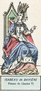 Isabella di Baviera, Moglie di Carlo VI da French School