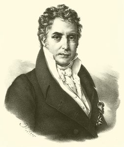 Jacques-Louis David, ritratto (incisione) da French School