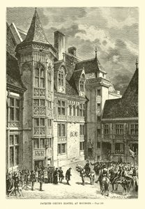 Ostello di Jacques Coeur a Bourges da French School