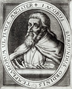 Jacques de Molay Maestro dei Cavalieri Templari da French School