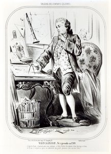 Jacques de Vaucanson da bambino, illustrazione da Galerie des Enfants Celebres, c.1850 da French School